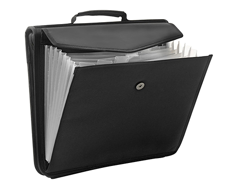 York Executive A4 Corporate Ring Binder Folders - Black