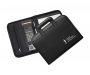 Washington A4 Microfibre Conference Folder Cases - Black