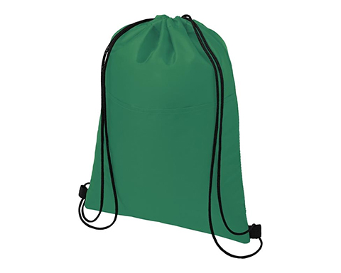 Lakeside 12 Can Drawstring Cooler Bags - Green