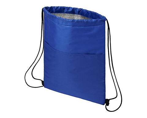 Lakeside 12 Can Drawstring Cooler Bags - Royal Blue