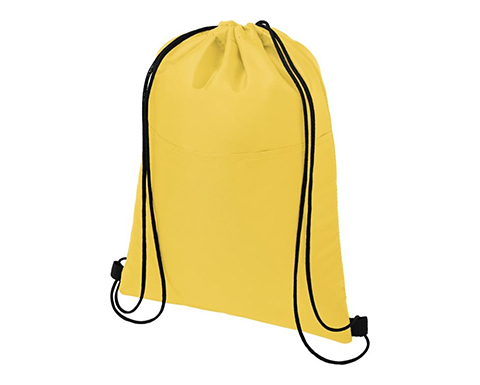 Lakeside 12 Can Drawstring Cooler Bags - Yellow