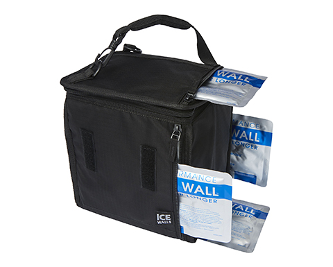 Arctic Zone Ice Wall Lunch Cooler Bags - Black