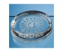 Wicklow 9cm Round Glass Paperweights - Clear