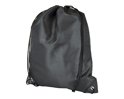 Marathon Premium Recycled Drawstring Bags - Black