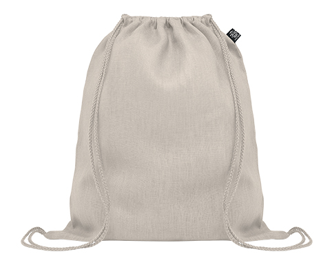 Darwin Hemp Fabric Drawstring Bags - Natural