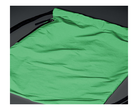 Star Reflective Drawstring Bags - Green