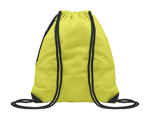 Star Reflective Drawstring Bags - Yellow