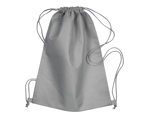 Scarborough Non-Woven Drawstring Bags - Grey