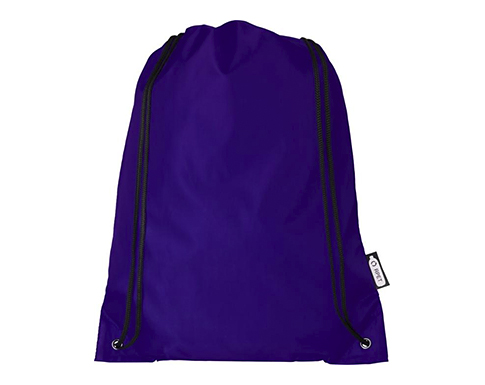 Amazon RPET Recycled Drawstring Bags - Purple