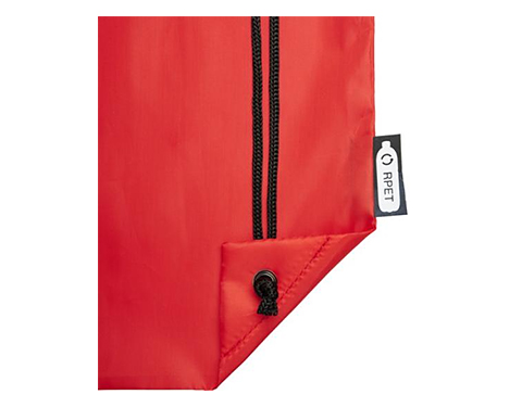 Amazon RPET Recycled Drawstring Bags - Red