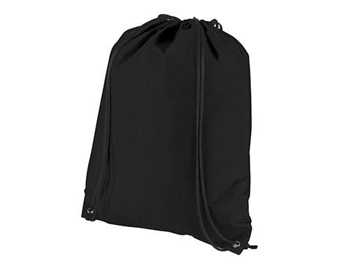Premium Recycled Drawstring Bags - Black