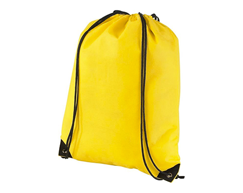 Premium Recycled Drawstring Bags - Yellow