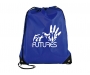 Essential Recyclable Polyester Budget Drawstring Bags - Royal Blue