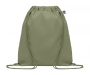 Olympic Organic Cotton Drawstring Bags - Olive