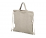 Windermere Recycled Drawstring Tote Bags - Natural