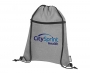 Scafell Recycled RPET Heather Drawstring Bags - Grey