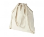 Eliza Natural Cotton Drawstring Bags - Natural