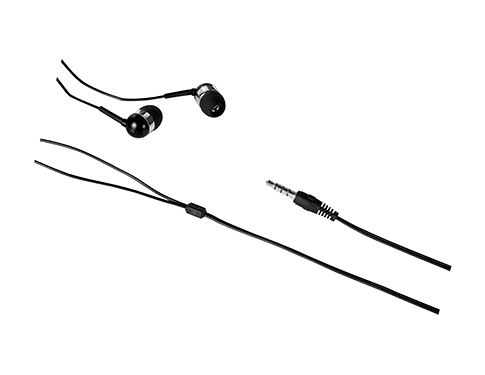Active Earbuds With Microphone - Black