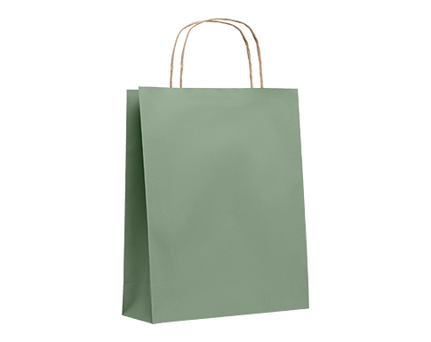 Langthwaite Small Recycled Paper Bags - Green