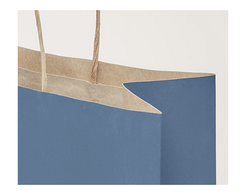 Langthwaite Small Recycled Paper Bags - Indigo Blue