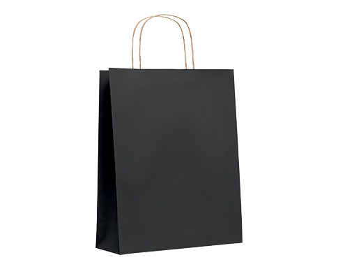 Langthwaite Medium Recycled Paper Bags - Black