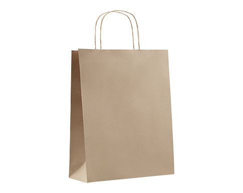 Langthwaite Medium Recycled Paper Bags - Natural
