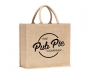 Willow Large Natural Jute Shoppers - Natural