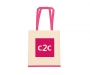 Brompton 4.5oz Cotton Shopper Bags - Pink