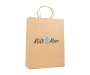 Brookvale Large Twist Handled Recyclable Paper Bags - Natural