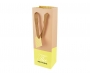 Bordeaux Laminated Paper Wine Bags - Yellow