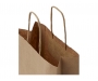 Middleham Small Twist Handled Recycled Kraft Paper Bags - Natural