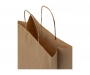 Middleham Medium Twist Handled Recycled Kraft Paper Bags - Natural