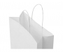 Middleham Medium Twist Handled Recycled Kraft Paper Bags - White
