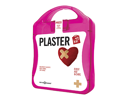 MyKit Plaster First Aid Survival Cases - Magenta
