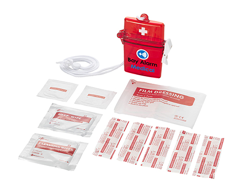 Metro Branded First Aid Storage Kits - Red