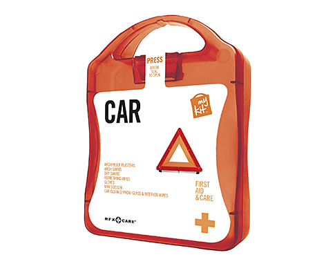 MyKit Car First Aid Survival Cases - Red