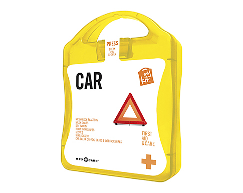 MyKit Car First Aid Survival Cases - Yellow