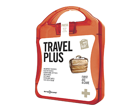 MyKit Travel Plus First Aid Survival Cases - Red