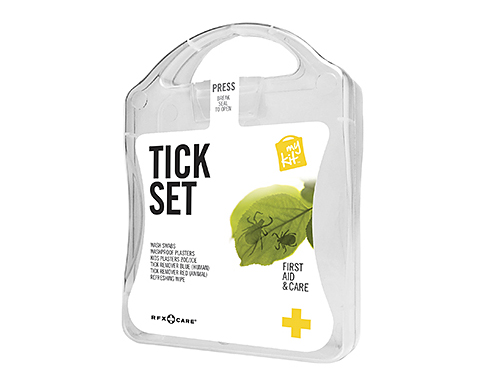 MyKit Tick Set First Aid Survival Cases - White