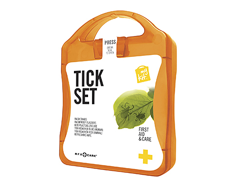 MyKit Tick Set First Aid Survival Cases - Orange