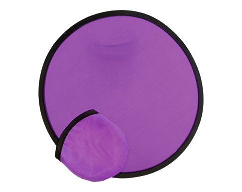 Bondi Fold Up Flying Frisbees - Purple