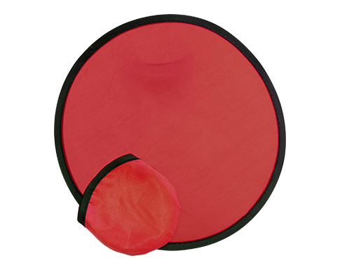 Bondi Fold Up Flying Frisbees - Red