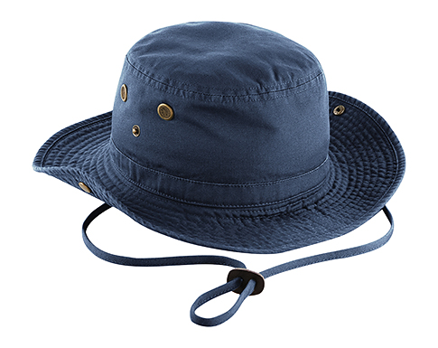 Beechfield Outback Bucket Hats - Navy