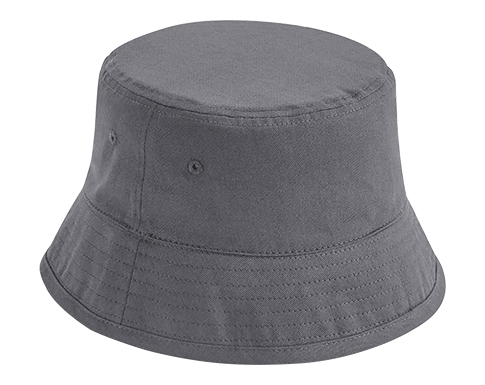 Beechfield Organic Cotton Bucket Hats - Graphite Grey