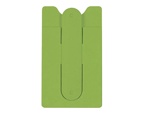 Delta Silicone Smartphone Wallets With Stand - Green