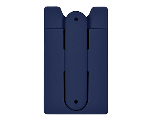Delta Silicone Smartphone Wallets With Stand - Navy