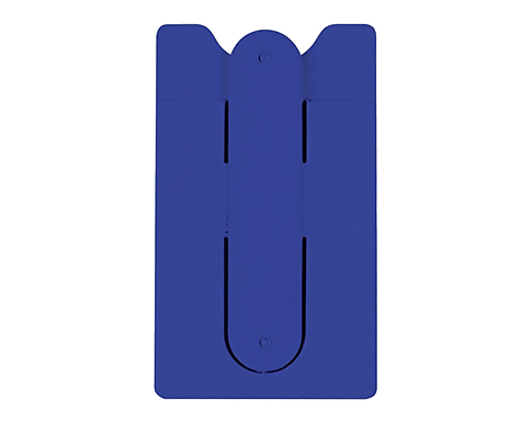 Delta Silicone Smartphone Wallets With Stand - Royal Blue