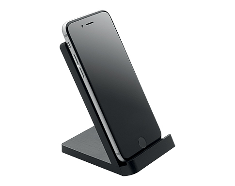 Noir Wireless Bamboo Phone Charging Stands - Black