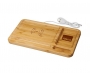 Toyko Bamboo Wireless Charging Desk Organisers - Natural