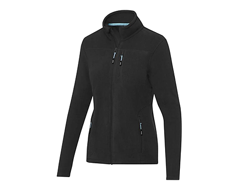 Chicago Womens GRS Recycled Full Zip Fleece Jackets - Black